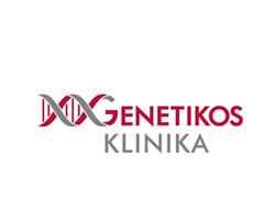 „Genetikos klinika“ logotipo sukūrimas<br/ >medicininės diagnostikos paslaugoms