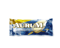 Ledų „Aurum“ pakuotės dizainas